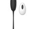 Ou Vibrator Pearl Love Egg, 10 Moduri Vibratii, Remote Control, Silicon, USB, Negru, 19.5 cm, Guilty Toys, Sexxify