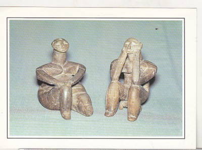 bnk cp Constanta - Muzeul de arheologie - Ganditorul si perechea sa - necirculata foto