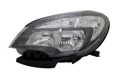Far Opel Mokka, 12.2012-09.2016, partea Stanga, cu lumina de zi; H7+HB3+W21/5W+WY21W; electric; negru; cu motor, DEPO foto