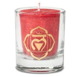 LUM&Acirc;NARE PARFUMATĂ VOTIVĂ CHAKRA 1 - MULADHARA