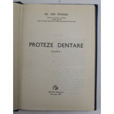 PROTEZE DENTARE , VOL. I de I. RINDASU , 1987