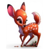 Figurină decor botez căprioară 40 cm &ndash; decor mare candy bar / panou foto