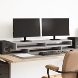 VidaXL Suport monitor, sonoma gri, 100x27x15 cm, lemn prelucrat