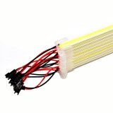 Set 10 Bare LED COB 50cm, 220V, Alb Rece 6500K, Iluminare Eficienta Interior/Exterior - Dulap, Vitrina, Auto, Barca