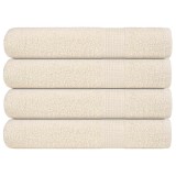 Gossi prosoape frogn 4 buc., crem, 100x200 cm, 360 g/m2