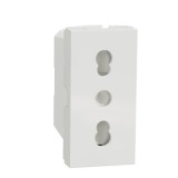 Cumpara ieftin Priza Standard Italian 1M Schneider Noua Unica alb NU302318