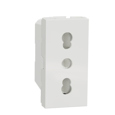 Priza Standard Italian 1M Schneider Noua Unica alb NU302318