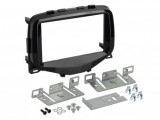 Rama Radio 2DIN ACV 381040-15 Citroen C1 Peugeot 108 Toyota Aygo 2014-2021 Negru Adaptor Montaj Navigatie Auto