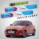 Cumpara ieftin Ștergătoare Suzuki Swift AZ/A2L 2017-2024 | Set Față și Spate Flat Premium &ndash; TeamCar&reg;