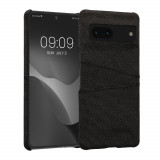 Husa kwmobile pentru Google Pixel 7, Plastic, Gri, 60091.19, Textil, Carcasa