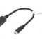 Cablu USB 3.0 A la USB C 150mm Negru