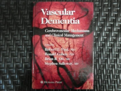 Vascular Dementia - Robert H. Paul, Roland Cohen, Brian R. Ott, Stephe,551832 foto