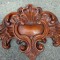 Spectaculos ornament antic pentru perete din lemn masiv in stilul Baroc