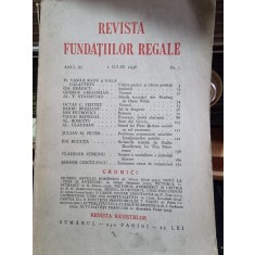 Revista Fundatiilor Regale - Anul III 1Iulie 1936 Nr. 7