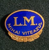 Insigna / insemn Liceul Militar Mihai Viteazul