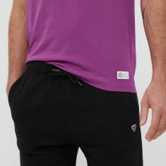 Hummel pantaloni scurti barbati, culoarea negru, melanj