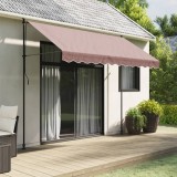 vidaXL P&acirc;nză Rezervă Fald Copertină Grădină 3m Maro Rezistent Apă UV