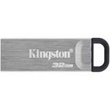 Memorie USB Kingston DataTraveler Kyson, 32GB, USB 3.2 Type-A, Metalic