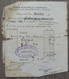 Chitanta Banca Nationala a Romaniei 1919