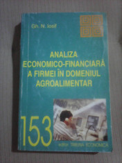 Analiza economico-financiara a firmei in domeniul agroalimentar - GH. N. IOSIF foto