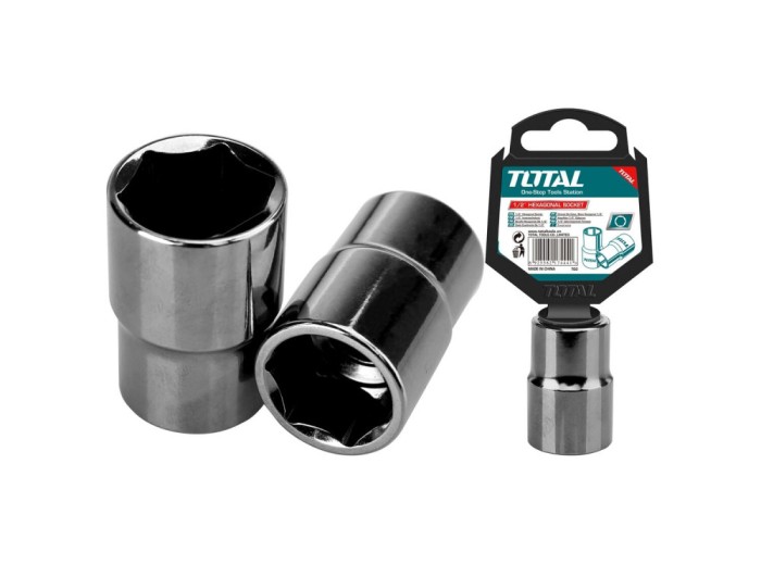 TOTAL - CHEIE TUBULARA - 1/2&quot;, 12MM (INDUSTRIAL) PowerTool TopQuality