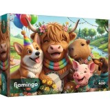 PUZZLE TREFL 400 FLAMINGO ECHIPA ZI DE NASTERE