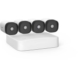 Kit 4 camere de supraveghere Tenda K8P-4TR, Bullet, 4MP, 4mm, Infrarosu + NVR cu 4 canale, 4K, PoE