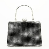 Cumpara ieftin Geanta clutch neagra cu pietricele BYH-877 05