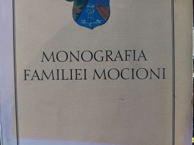 MONOGRAFIA FAMILIEI MOCIONI - TEODOR BOTIȘ, EDITURA MIRTON, 2003, 485 PAG foto