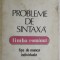 Maria Emilia Goian - Probleme de sintaxa, limba romana, fise de munca, 1992