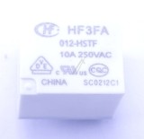 12VDC 10A-277VAC RELAIS, 1 SCHLIESSER, HF3FA HF3FA/012-HSTF HONGFA