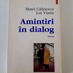 Matei Calinescu Ion Vianu Amuntiri in dialog