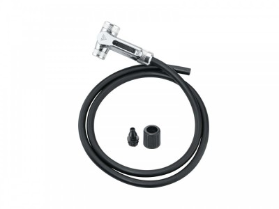 Furtun Pompa Podea Topeak Twinhead Dx Tth-Dx01 - L 110 cm, Negru Ultimate FactoryBikes foto