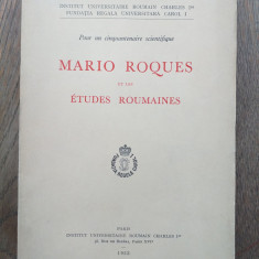 Pour un cinquantenaire scientifique: Mario Roques et les études roumaines, 1953