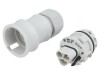 Mufă Circulară RST 3-PIN 20A 250V Gri