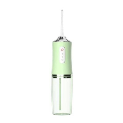 Irigator Profesional Oral pentru dus bucal, Curatare Anti-Tartru, Portabil, Rezervor 220 ml, Verde foto