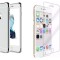 Pachet husa Apple iPhone 7 Plus,MyStyle Elegance Luxury 3in1 Silver, folie de sticla gratis