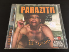 VAND cd hip hop rap romanesc Parazitii - In focuri (2002) impecabil foto