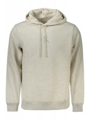 Hanorac barbati, cu logo brodat, Regular fit, gri deschis (Marime: L) foto