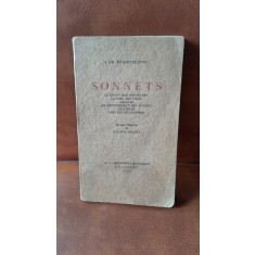 Sonnets - I.Gr. Peritzeanou, carte in limba franceza