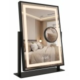 Oglindă LED LUMI Black 30x40cm