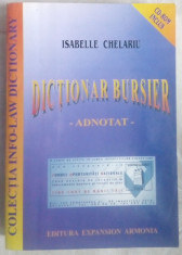 ISABELLE CHELARIU - DICTIONAR BURSIER ADNOTAT (2000) foto