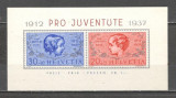 Elvetia.1937 25 ani Pro Juventute-Bl. SH.4, Nestampilat