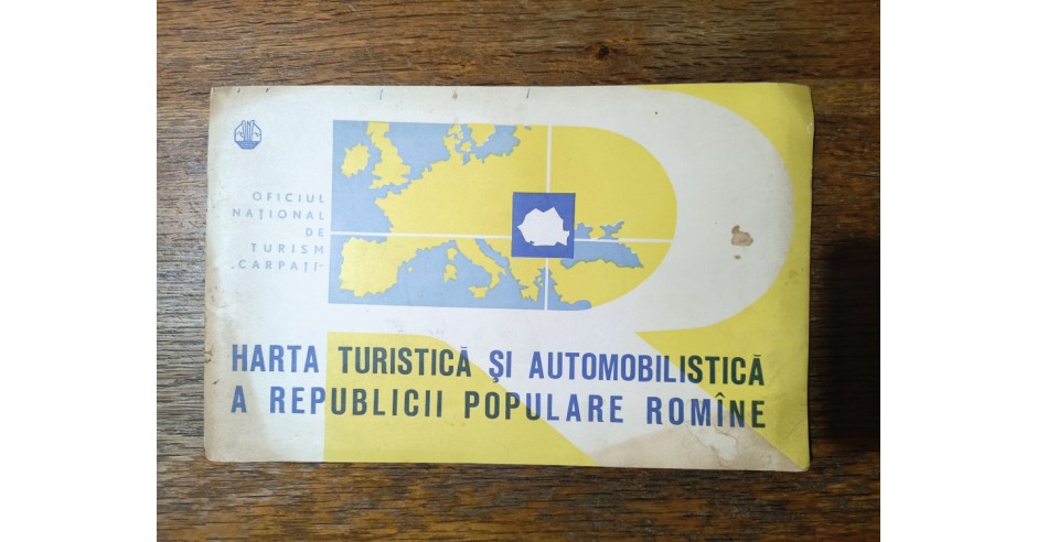 Harta Turistica si Automobilistica RPR - ONT/R5P1F - Harta Veche ...