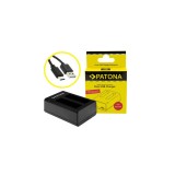 &Icirc;ncărcător dual USB PATONA pentru Insta360 Ace / Ace Pro cu cablu USB-C inclus