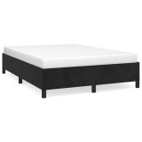 Cumpara ieftin Cadru de pat fara saltea, negru, 140x190 cm, catifea