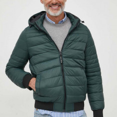 Pepe Jeans geaca barbati, culoarea verde, de tranzitie