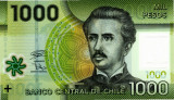 Chile, 1000 Pesos 2010-2021 (polimer), UNC