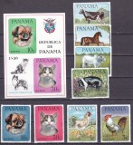 Panama 1967 fauna domestica MI 956-963 + bl.65 MNH