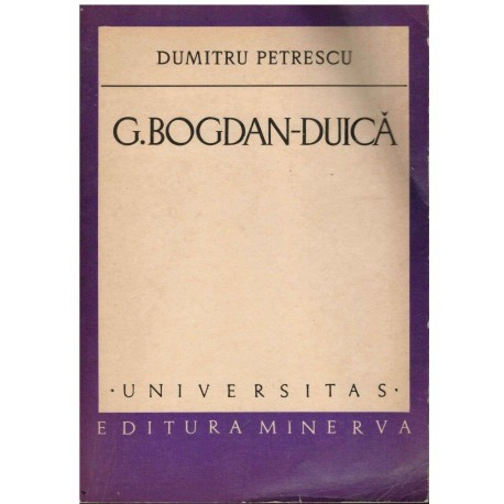 Dumitru Petrescu - G. Bogdan-Duica - 123909